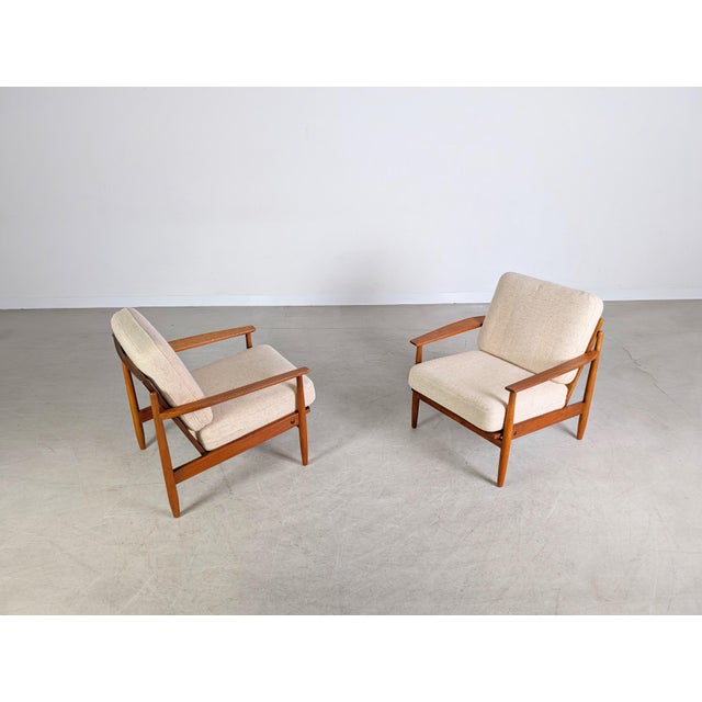 Mid-Century Modern Teak Easy Chairs, 1960, Set of 2 For Sale - Image 4 of 11