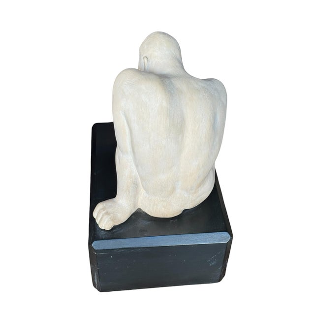 Mid 20th Century Seated Figure Terra Cotta by Eleanor E. Sharp For Sale In Phoenix - Image 6 of 12