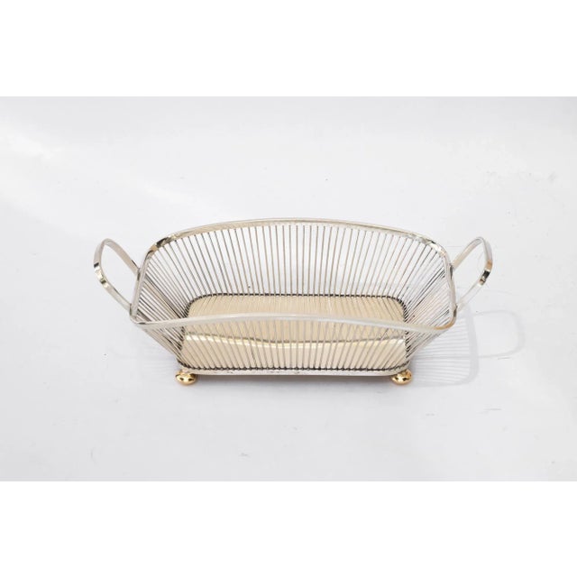 Art Deco Bread Basket Alpaca, 1920s For Sale - Image 9 of 10