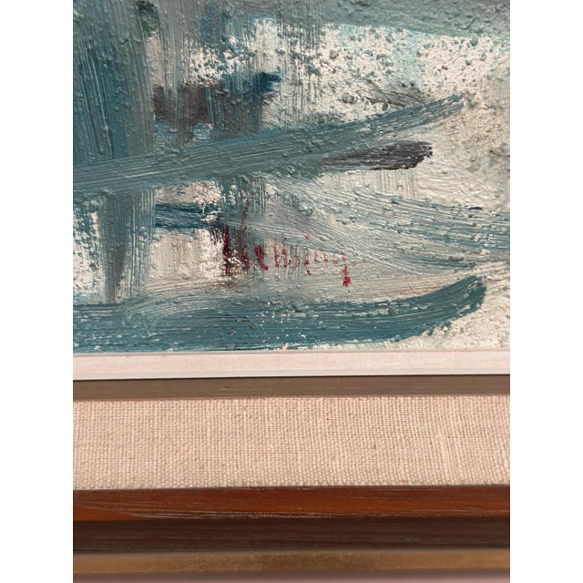 Mid-Century Modern Dag Björn Hellsing, Harbour Motif, 1960s, Oil on Panel, Framed For Sale - Image 3 of 18