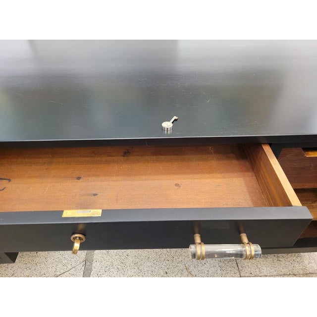 Art Deco Desk in the style of Léon & Maurice Jallot, France, 1940s For Sale - Image 15 of 18