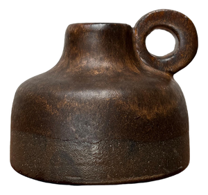 Mid-Century German Minimalist Studio Pottery Carafe Vase from Brockmann Extertal, 1960s