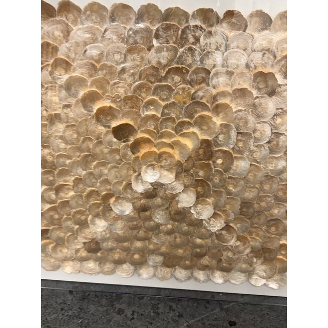 Restoration Hardware Restoration Hardware Capiz Shell Art Panel For Sale - Image 4 of 12