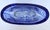 1980s Vintage Cenedese Murano Blue "Fenicio" Feather Glass Vase Signed For Sale - Image 5 of 9
