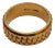 14 Karat Yellow Gold Band Ring or Wedding Ring Weave Design For Sale