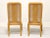 Late 20th Century Bernhardt Caned Burl Maple Contemporary Dining Side Chair - Pair A For Sale - Image 5 of 11