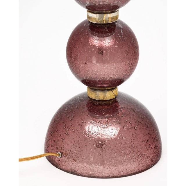 Single Murano Glass Pulegoso Lamp For Sale - Image 9 of 10