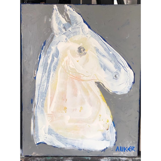Part of the Horse series. One of a kind original artwork. Wired and ready to hang. COA included. Cassandra Linnea Auker is...