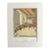 Antique 1925 Max Tilke Print in 11x14 Mat, Ready to Frame: "A Scholar's Study" For Sale
