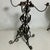 Antique Wrought Iron Candelabra For Sale - Image 4 of 5