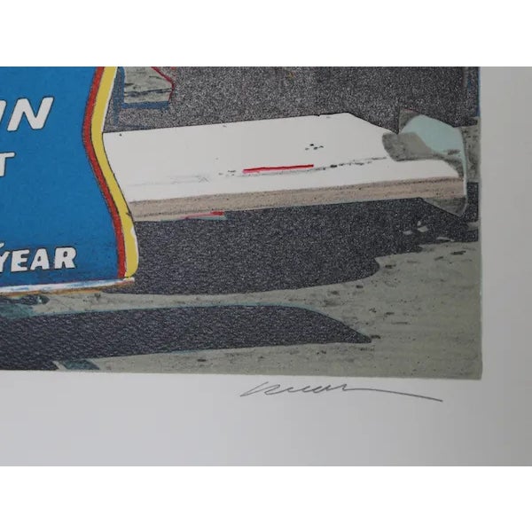 This serigraph, titled "Tom Sneva," was created by the American artist, Ron Kleemann, in 1979. It is edition 195 and is...