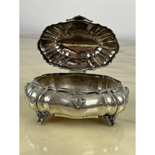 Silver Jewelry Box, Italy, 1960s For Sale - Image 9 of 12