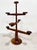 Vintage seven candle Bad Bevenser Siebenstern movable, turned wood candelabra by the German artists Hartwig Schmidt. Used...