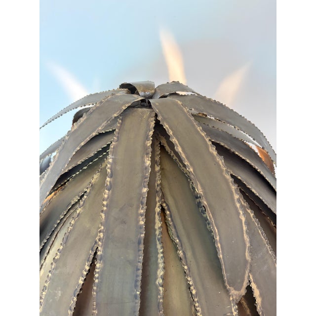 Brass Palm Tree Floor Lamp by Maison Jansen, 1970s For Sale - Image 10 of 14