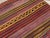Textile Vintage Striped Turkish Kilim Rug, 115" X 64" For Sale - Image 7 of 11