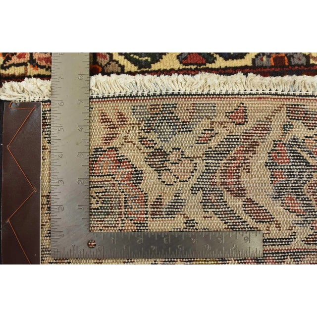 Vintage Oriental Rug 5'2'' X 7'11'' Multicolor Wool Hand-Knotted Carpet For Sale - Image 12 of 12