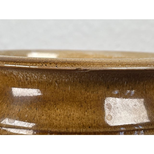 Beige Mid-Century Danish Studio Pottery Bowl by Kaj Henning Jensen for Kh Keramik, 1960s For Sale - Image 8 of 13