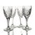 Victorian Kusak Cut Glass Works Chantilly Lace Crystal Water Goblets, Set of 4 6.5" For Sale - Image 3 of 11