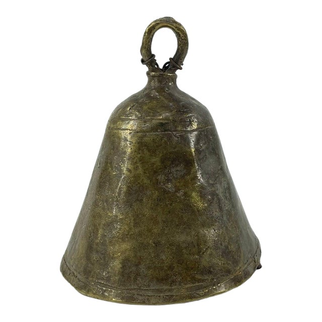 Early 20th Century Benue Brass Bell Nigeria For Sale