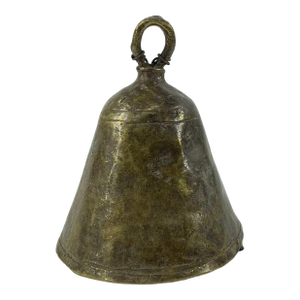Early 20th Century Benue Brass Bell Nigeria