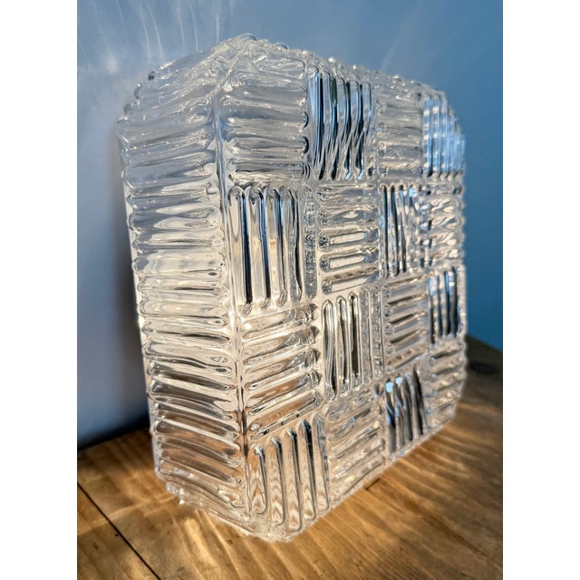 Vintage Glass Wall Light, 1970s For Sale - Image 14 of 17