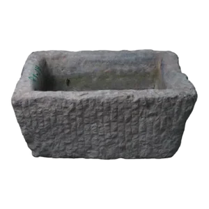 18" Inch Long Hand Chiseled Stone Trough 25-14