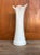 Vintage Mid-Century Modern Milk Glass Swung Glass Stretch Vase. For Sale - Image 9 of 9