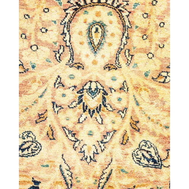 Moroccan Vintage Moroccan Hand Knotted Wool Area Rug, Pink - 6'1" X 9'1" For Sale - Image 3 of 9