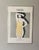 1980 Patrick Nagel Framed Serigraph Yellow Dress by Mirage Editions. This Art Expo New York serigraph is in a chrome frame...