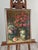 Angelo Zoffoli, Pair of Still Lifes with Flowers, 1800s, Oil on Canvas For Sale - Image 3 of 13