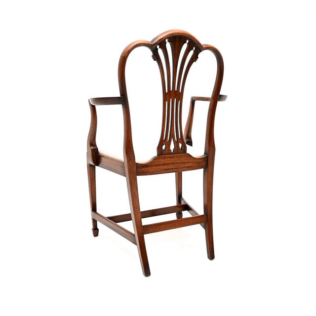 Antique Edwardian Dining Chairs, 1900, Set of 8 For Sale - Image 4 of 11