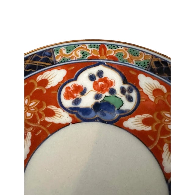 1970s Hand-Painted Dai Ichi Toki Imari Espresso Cups and Saucers - 8 Pieces For Sale - Image 10 of 12