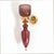 1990s Burgundy Murano Glass Sconces - a Pair For Sale In Dallas - Image 6 of 12