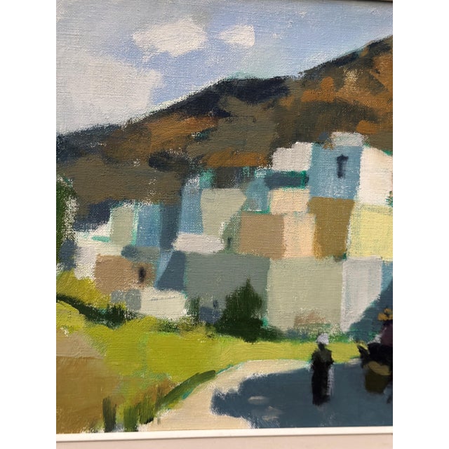 Stig Wernheden, Bergsby, Crete, 1960s, Oil on Canvas, Framed For Sale - Image 15 of 17