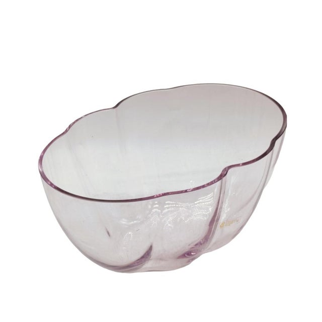 1970s Amethyst Murano Glass Centerpiece by Gino Cenedese for Cenedese, 1970s For Sale - Image 5 of 6