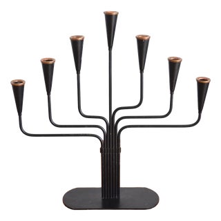 Swedish Candleholder by Gunnar Ander for Ystad-Metall, 1960s For Sale