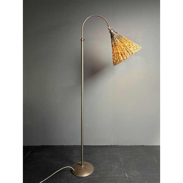 Dutch Art Deco Bauhaus Giso 451 Arc Floor Lamp by Willem Hendrik Gispen, 1920s For Sale - Image 9 of 17