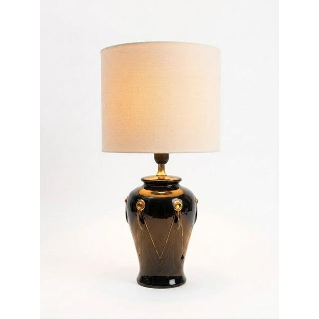 Mid-Century Modern Mid-Century Modern Ceramic Table Lamp, 1970s For Sale - Image 3 of 3