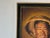 Brown 70's Vintage Oil Portrait Painting of Chinese Man With Hat For Sale - Image 8 of 11