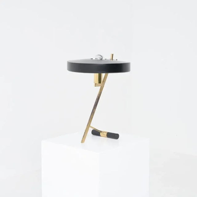 Brown Desk Lamp by Louis Kalff for Philips, 1955 For Sale - Image 8 of 18