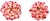 Ceramic Pair of Trompe l'Oeil Flower Earrings in Porcelain and Silver - Didier Gardillou For Sale - Image 7 of 7