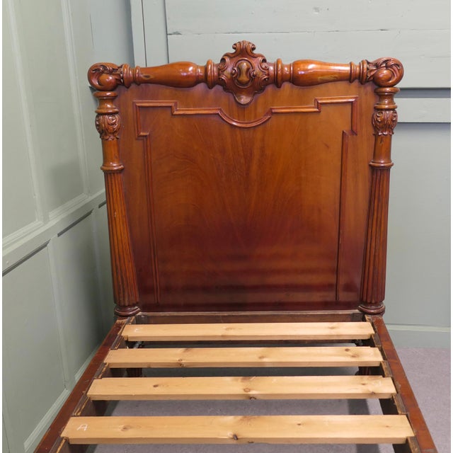 Antique French Empire Style Bed, 1800s For Sale - Image 5 of 9