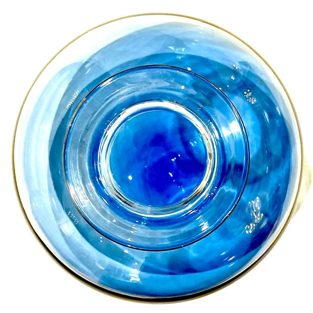 Rare Fenton Glass Katja Art Glass Vase Circa 1982 For Sale - Image 6 of 9