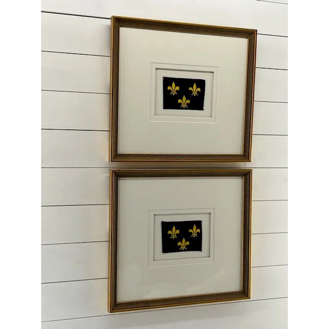 Modern Fleur-De-Lis Flags For Sale - Image 3 of 4