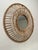 Large Coastal Rattan Round Wall Mirror For Sale In Houston - Image 6 of 12