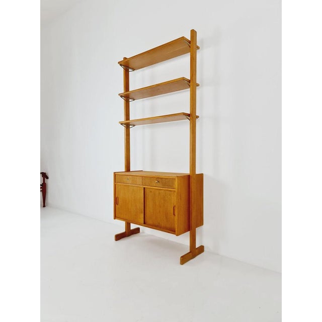 Danish Freestanding Bookshelf System in Oak by Bengt Ruda, 1960s For Sale - Image 3 of 11
