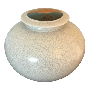 Large Rob Wiedmaier Mid-Century Modern Studio Pottery Lidded Jar