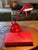Postmodern 1990s Vintage Ikea Espressivo 77 Postmodern Telescopic Desk Lamp - Red For Sale - Image 3 of 10