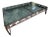 1980s Estate Sized Iron and Glass Coffee Table For Sale