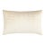 The House Of Scalamandré Petal Velvet Lumbar Pillow In Ivory For Sale